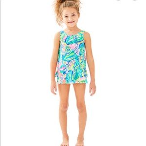 Lilly Pulitzer little Lilly Swim in Bennet Blue